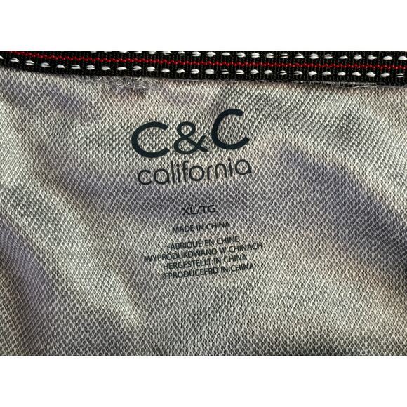 NWT C&C California Pullover Mens XL Gray Quarter Zip Up Mock Turtle Neck Soft - Picture 4 of 6